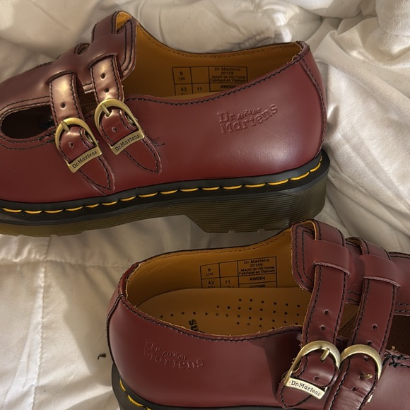 Dr. Martens 8065 Double-Strap Mary Jane’s in Dark Cherry NWOT - Picture 5 of 8